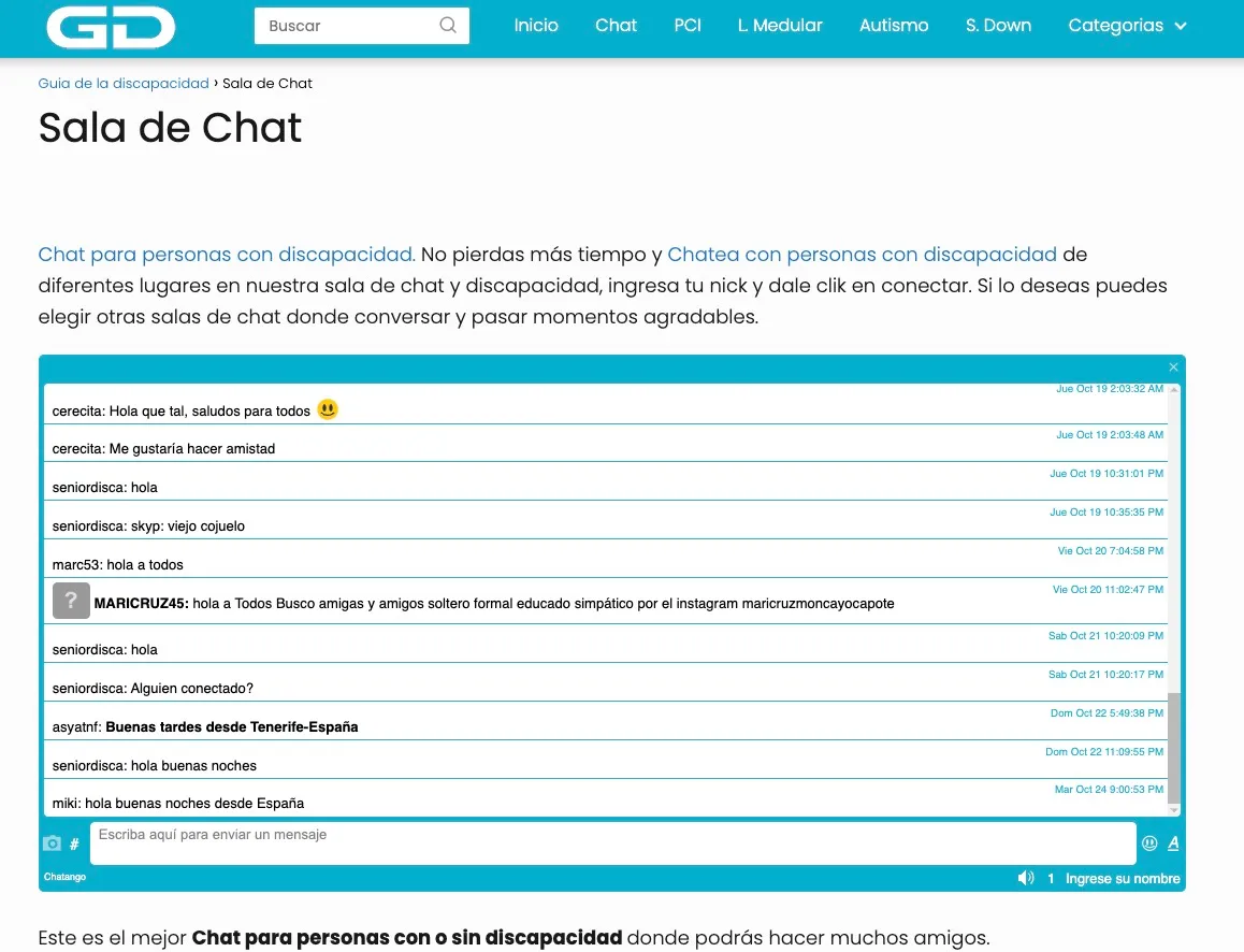 Chat de Guiadisc