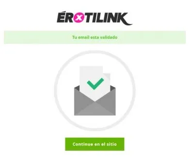 validacion de correo de erotilink