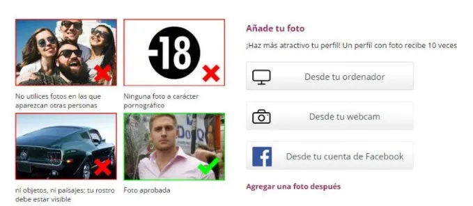 erotilink: usos de las fotos