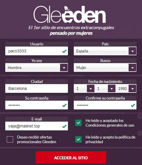 gleeden