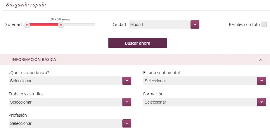 buscador hombres a la carta