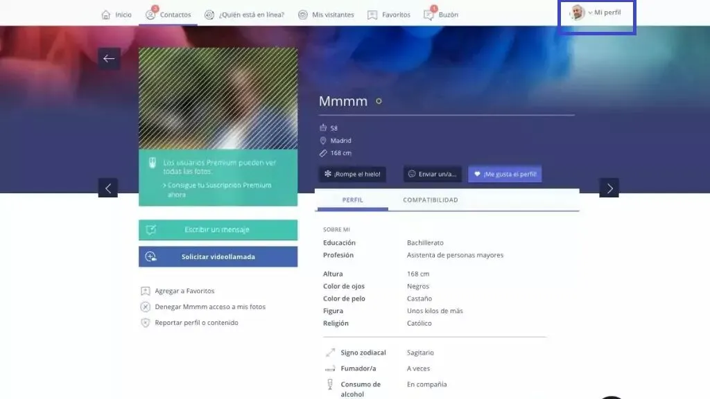 Mi perfil