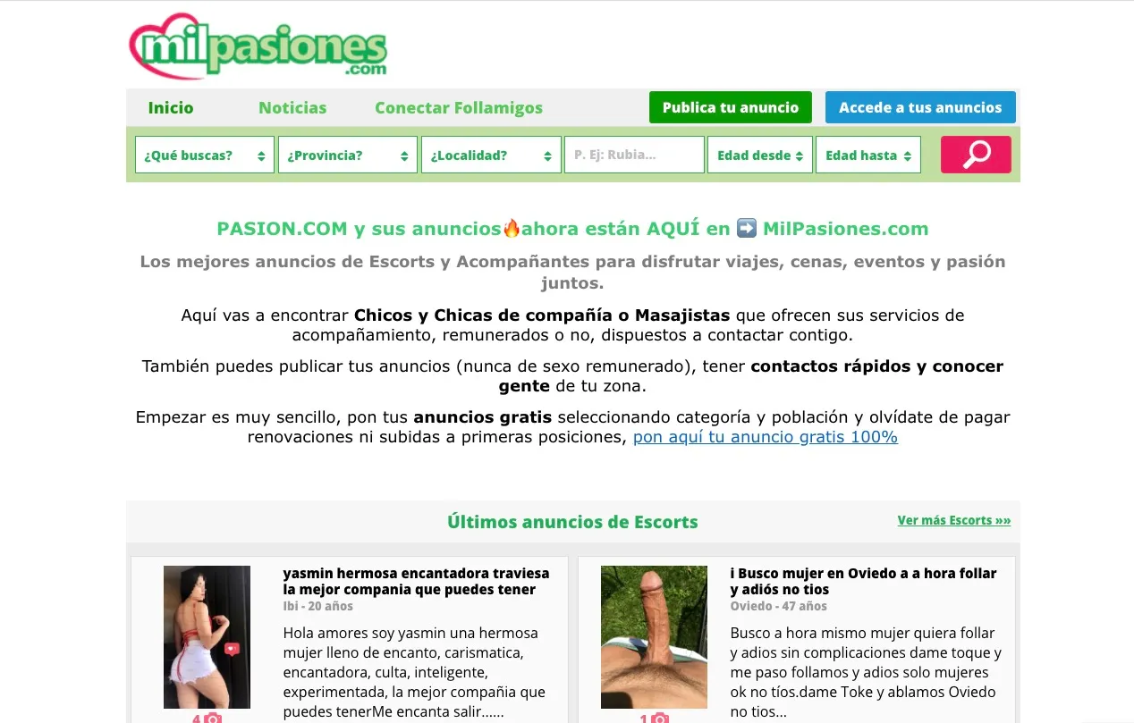 milpasiones.com