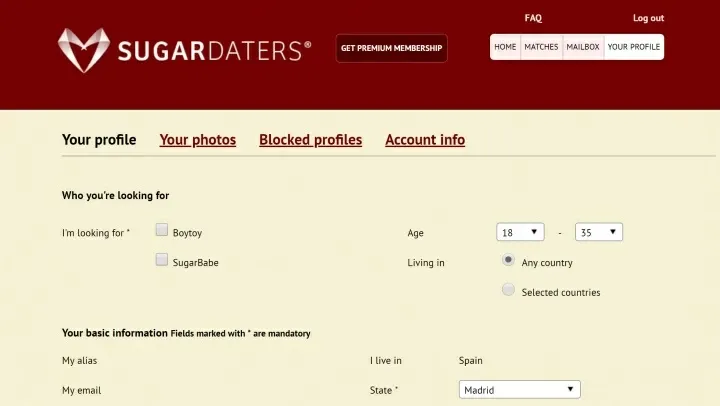 sugar daters