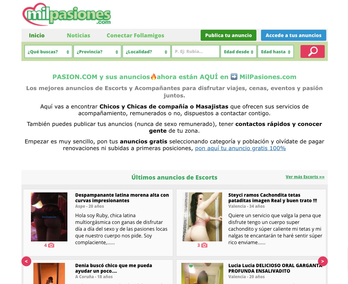 milpasiones.com opiniones